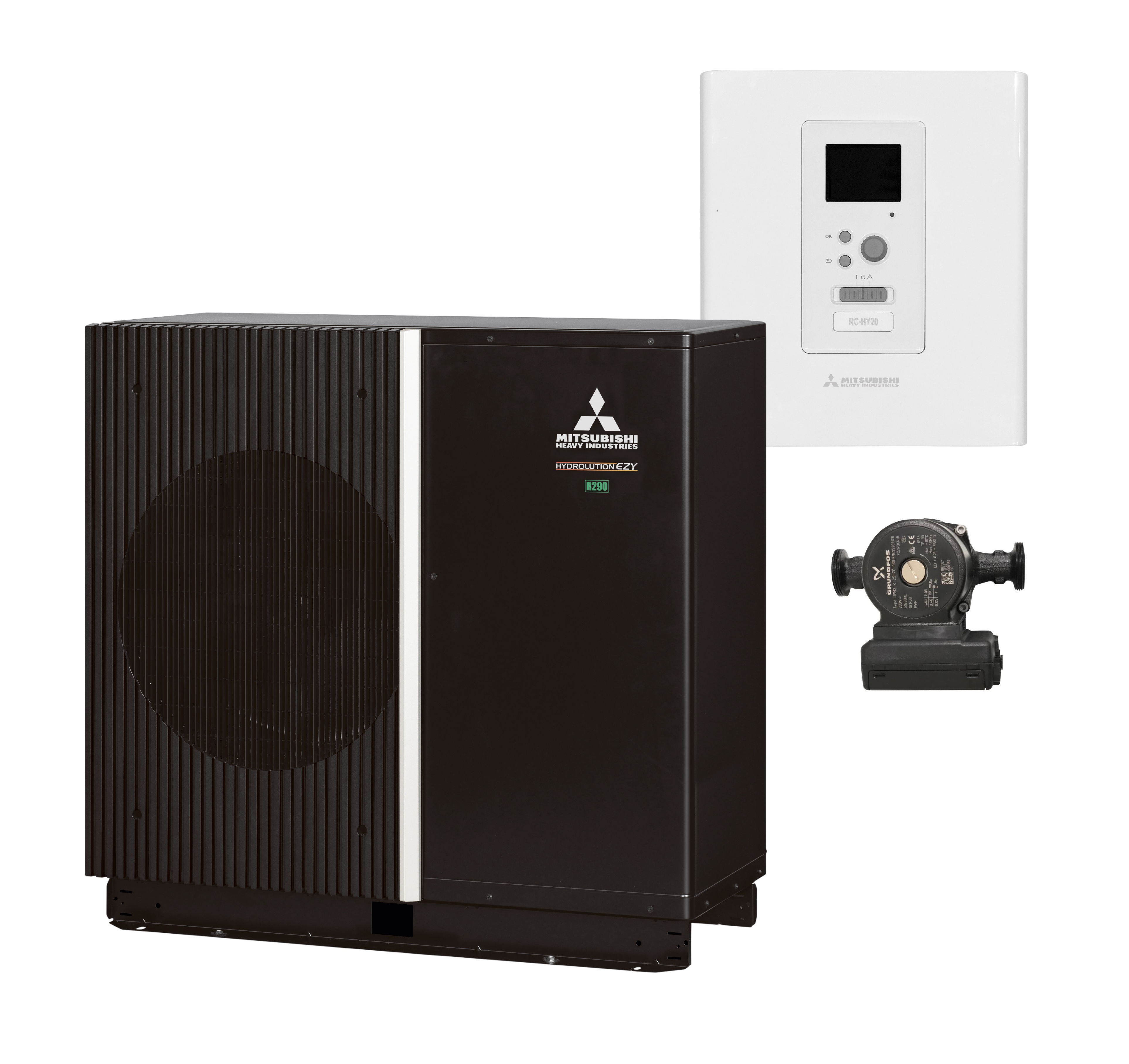 Mitsubishi Heavy Industries Hydrolution EZY 10 kW 1ph R290 ar automātiku siltumsūknis